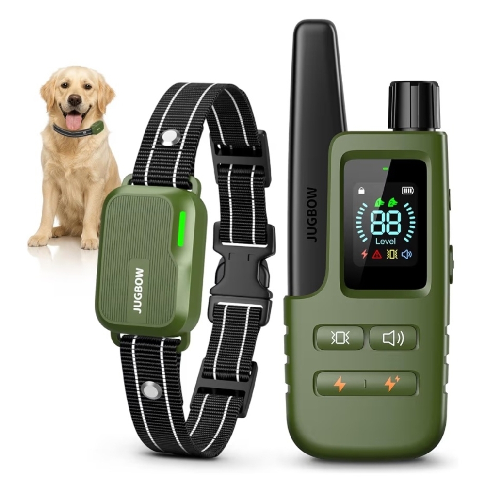 Green Dog Training Collar with Remote